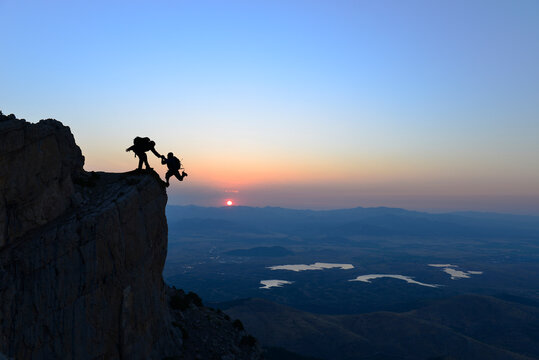 Together We Rise, Two Climbers Overcoming a Mountain Challenge