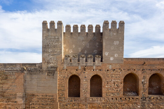 Defensive towers of the Alcazaba of the Alhambra, Granada