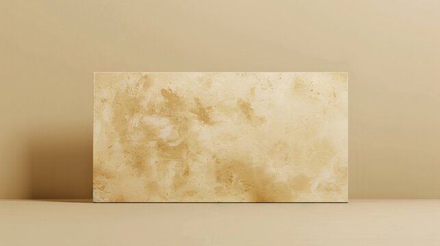 Powdery Beige Rectangular Background Minimal Solid Color