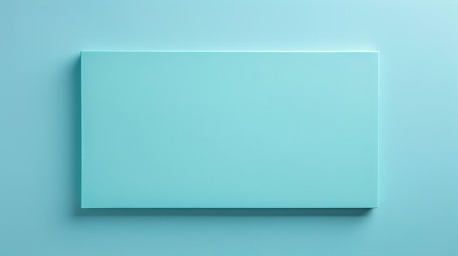 Powder Blue Rectangular Background Minimal Solid Color