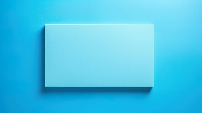 Powder Blue Rectangular Background Minimal Solid Color