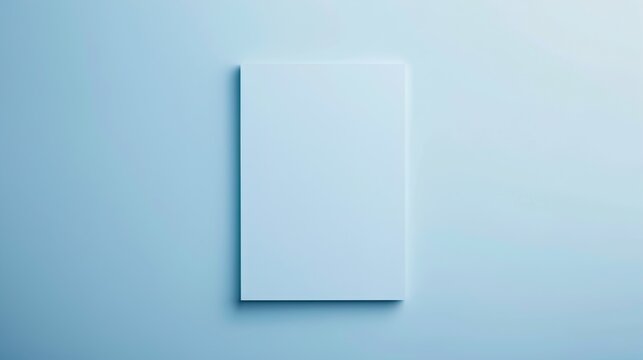 Powder Blue Rectangular Background Minimal Solid Color