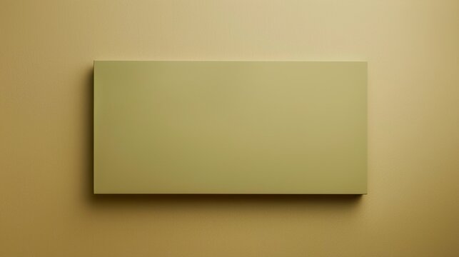 Olive Tinted Beige Rectangular Background Minimal Solid Color