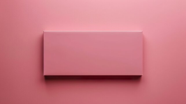 Muted Pink Rectangular Background Minimal Solid Color