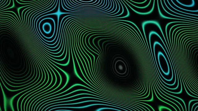 Neon Circuit Flow, Glowing Wireframe Data Grid Pattern