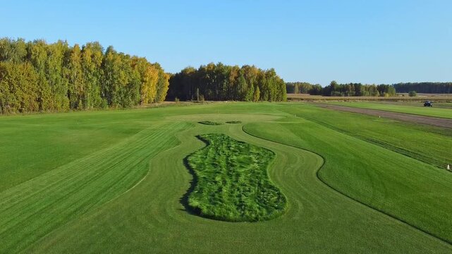 A Stunning and Unique Aerial View of a GolfLike Landscape Design That Captivates Attention