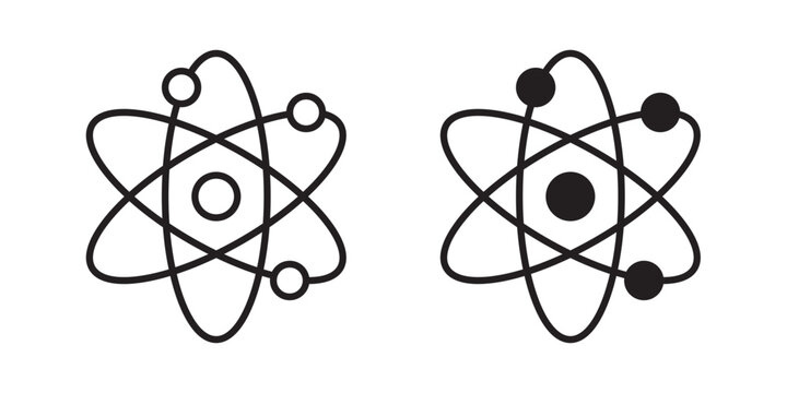 Fusion icon flat outline in black