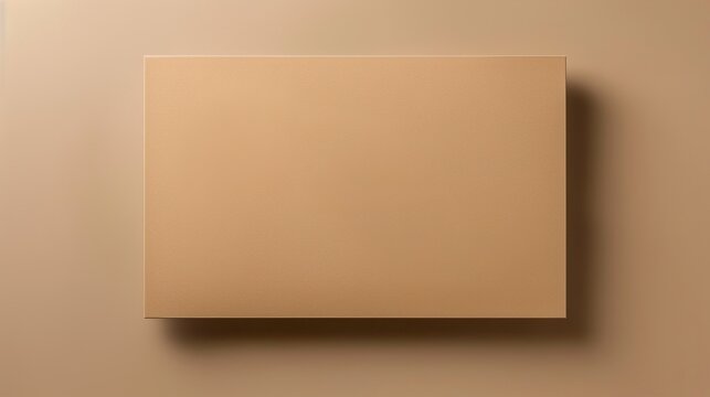 Light Brown Rectangular Background Minimal Solid Color