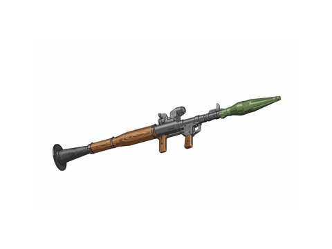 Military rocket-propelled launcher bazooka weapon