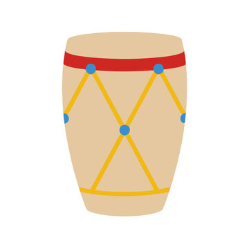Cartoon conga drum illustration