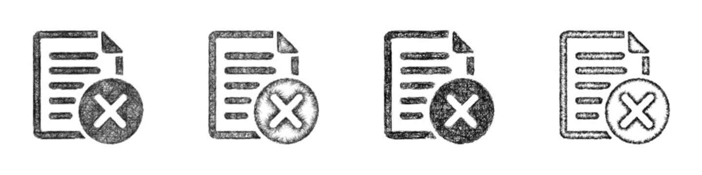 Sketch Tax exemption icon design set