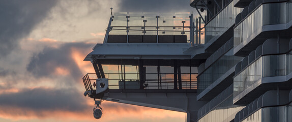 CRUISE SHIP - The command bridge of a passenger ship © Wojciech Wrzesień