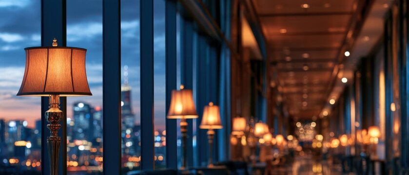A premium luxury hotel corridor showcasing elegant lighting, modern design, and upscale ambiance, ideal for hospitality and interior decor concepts.
