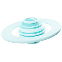 3D Saturn Ringed Planet © plekenyikboy