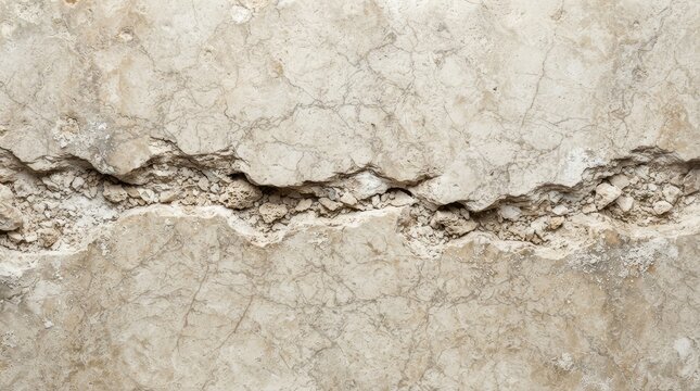 Close up of cracked concrete surface texture