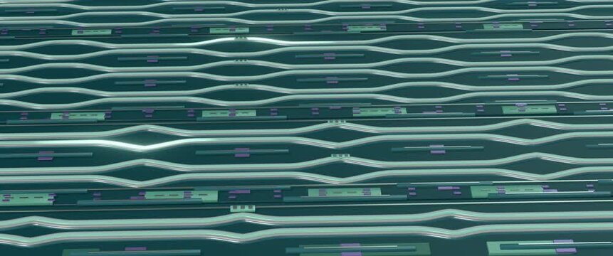 Directional Coupler Optical Lane Exchange Array