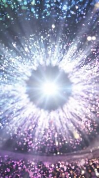 A Cosmic Journey Through Shimmering Colors and Light: An Immersive Experience into a Universe Filled with Starlight and Ethereal Sparkles, Euphonic Visuals Awaiting Discovery