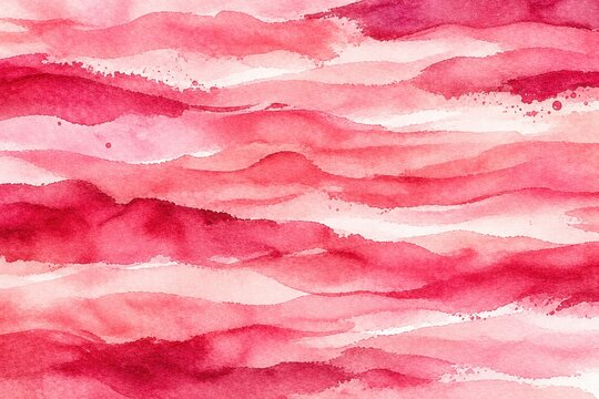 Muted pink and carmine red watercolor brushstroke stripes, textured organic wash background for botanical branding, wellness packaging, editorial layouts, and creative campaigns