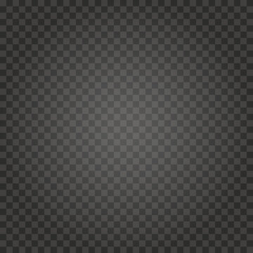 Dark grey checkerboard transparency grid in vector format. Background for PNG and alpha channel preview, photo editing, graphic design, mockups, web and interface use.