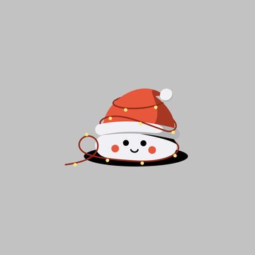 cute Halloween ghost vector 2 pt strok 