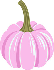 Obraz premium Hand drawn pastel pumpkins in blue.
