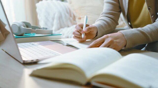 Visible activity presents education, study, and e-learning in a practical sequence. education supports lesson and elearning, while study remains central to the action Objects remain visible.