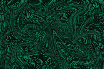 Dark Green Abstract Liquid Marble Texture Background © EstuPutri