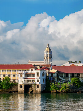 Old Quarter skyline seen from Cinta Costera 3, Panama City, Panama Province, Panama