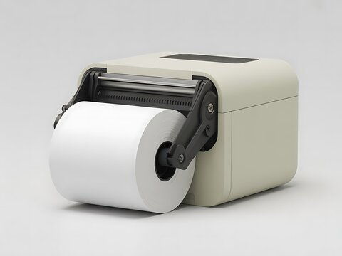 Label Printer Mockup