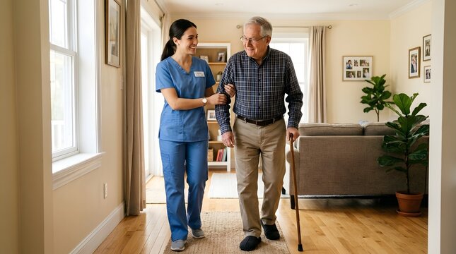 Compassionate healthcare supporting seniors with dedicated assistance promoting well being and independence in the comfort of their homes and fostering dignity