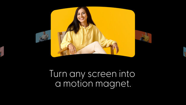 Horizontal Animated Displays Loop 8 &ndash; Animated Widescreen Displays, Looping Video Screens and Modern Multi Panel Motion Graphics for Promos and Presentations