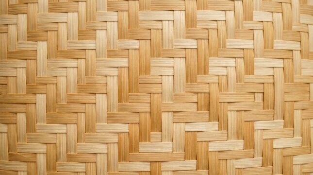 thai woven bamboo texture seamless Woven bamboo texture in a herringbone pattern with natural wood tones.