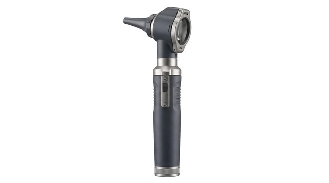 Professional Diagnostic Otoscope Ear Inspection Device Doctor Medical Instrument Equipment Clinic Healthcare Tool Isolated on Transparent Background PNG Cutout Graphic Element PNG Image
