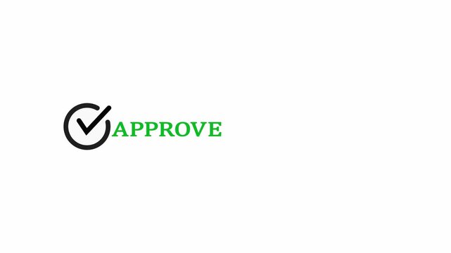 Approval Rejection Status Symbols for Digital Interface Design
Accept Reject Selection Concept with Minimal White Icons HD Video,