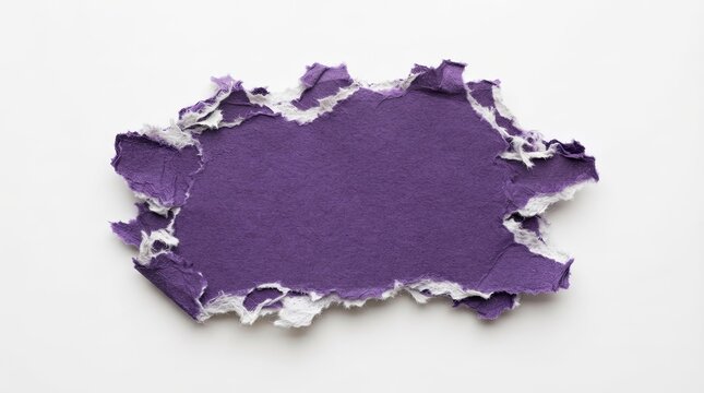 purple torn paper
