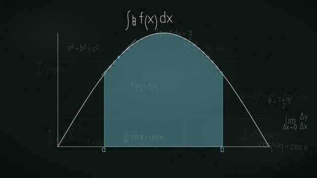 Animated Definite Integral Area Under Curve