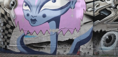 Obraz premium graffiti on the wall
