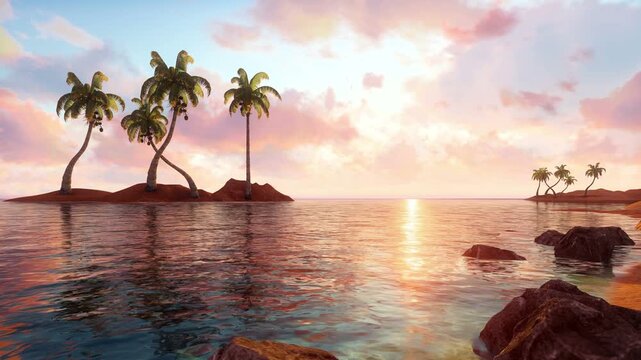 Tropical V2  looping Animation