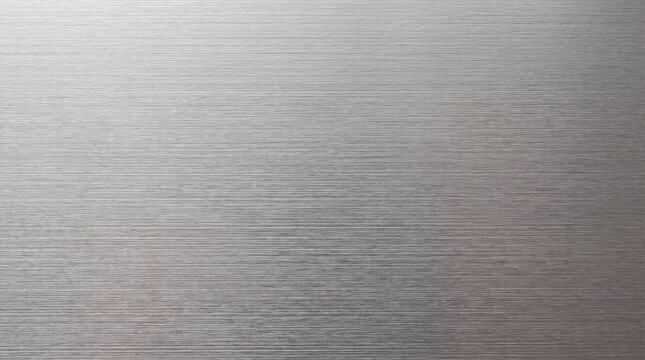 Brushed Metal Texture Background with Silver Metallic Finish