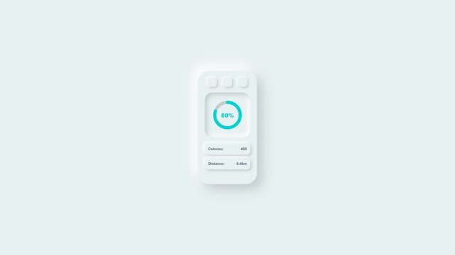 Minimal Digital Healthcare Report Animation with Medical Test Result Interface, Patient Health Data Dashboard, Laboratory Analysis Concept, Telemedicine Technology and Modern Hospital System