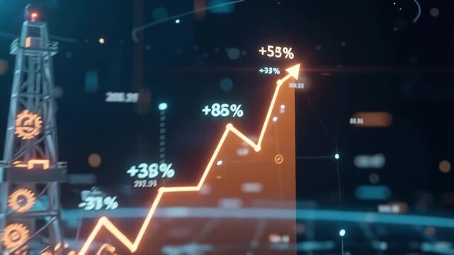 Global Oil and Gas Market Growth Data Visualization