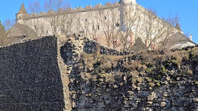 Zvolen Castle Renaissance architecture and stone walls Slovakia