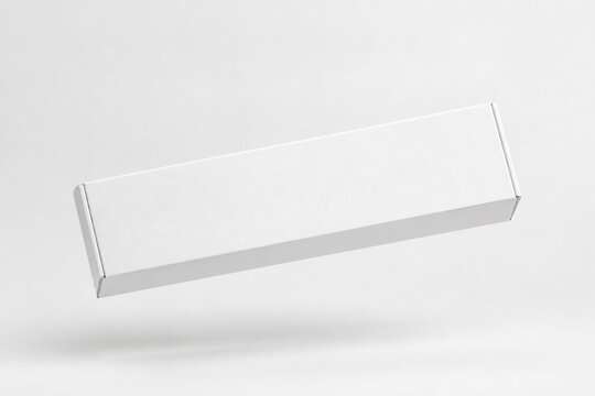 Blank Long White Box Mockup