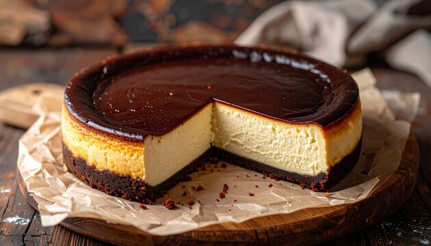 Basque cheesecake 