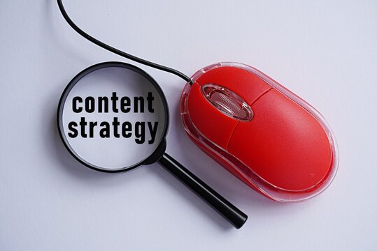 CONTENT STRATEGY. Online business concepts. Action plans for creating content to reach specific audiences and achieve business goals
