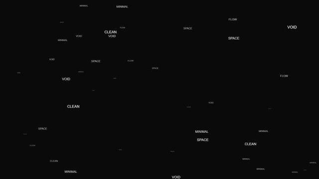 Minimalist Motion Background with Floating Text