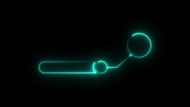 Cyberpunk Lower Third Banner Layout Asset, Premium Tech Linear Call Out Frame for Business Statistics presentation, Info Graphics Headers on 4k video.