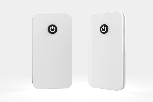 Power Bank Isolated On White Background. 3d illustration