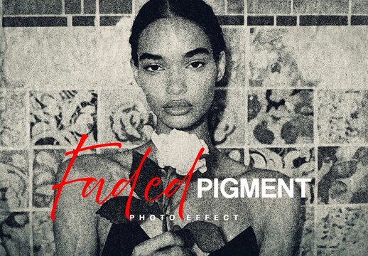 Faded Pigment Effect For Poster And Social Media Design