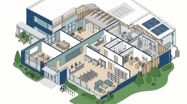 ModernMultiStoryOfficeBuildingInteriorDesignConcept.
